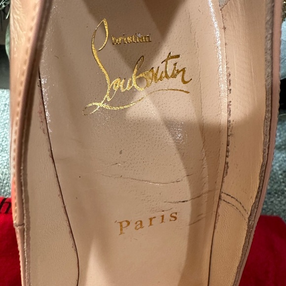 Christian Louboutin So Kate Patent Pointed-Toe Red Sole Pump SIZE 37/7 - Picture 12 of 16